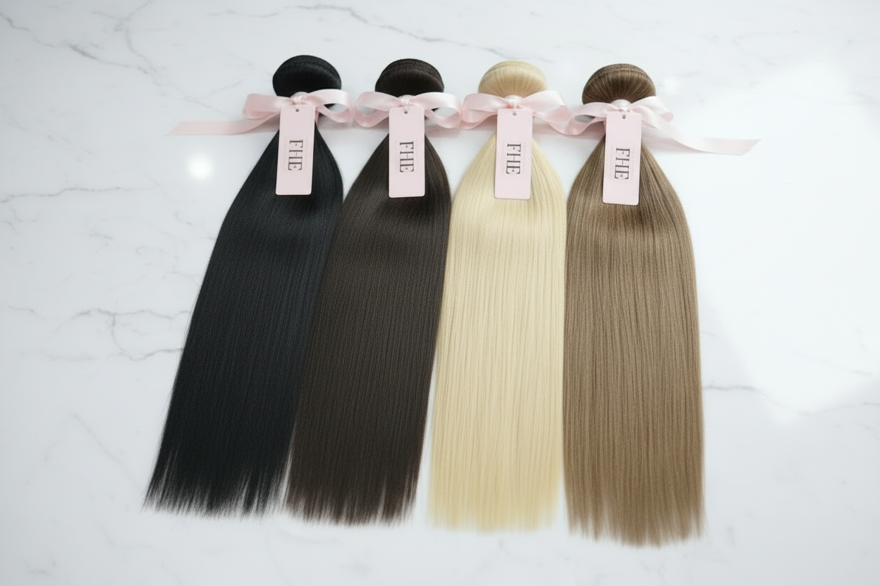 Sand Blonde Clip-in Hair Extensions Set